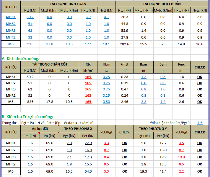 MÓNG ĐƠN TRÊN NỀN ĐẤT TỰ NHIÊN_V2 - EXCEL 84