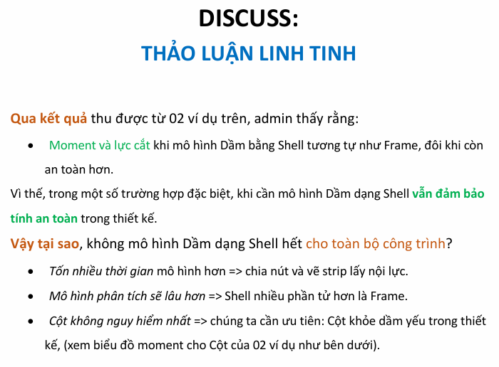 NÊN MÔ HÌNH DẦM BẰNG FRAME HAY SHELL TRONG ETABS?